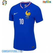 Camisa de time de futebol França Kylian Mbappe #10 Replicas 1º Equipamento Europeu 2024 Manga Curta